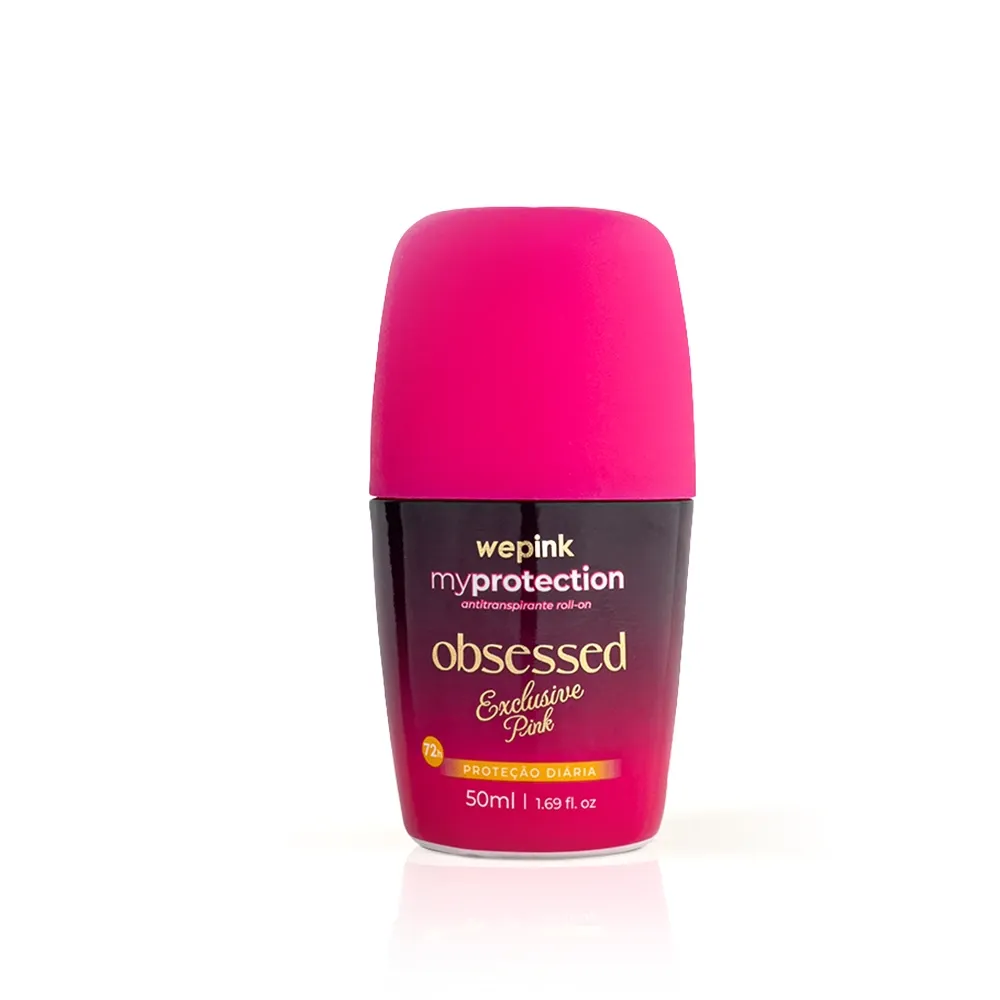 Desodorante Antitranspirante Roll-on MyProtection Obsessed Exclusive Pink 50ml